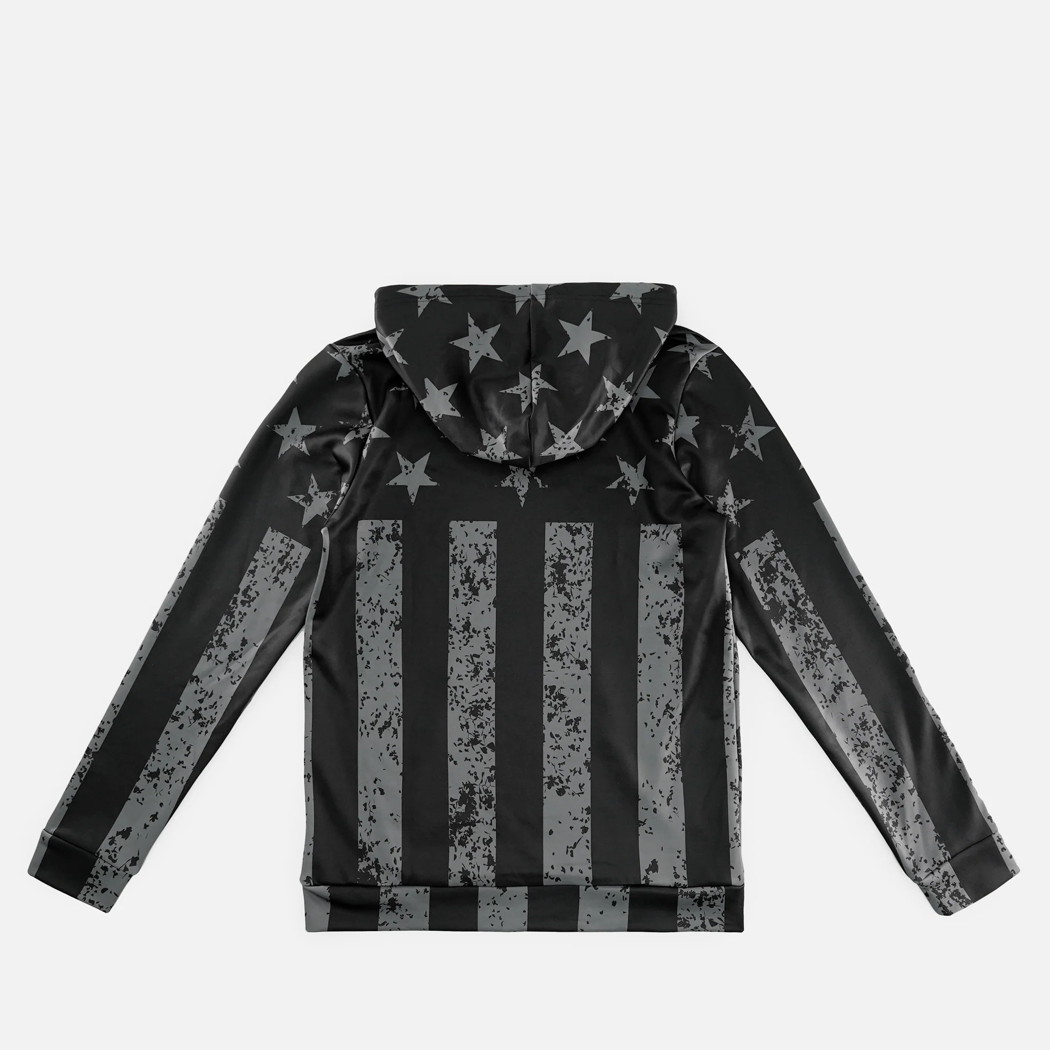 Tactical USA Flag Rust Hoodie - Big - Image 2