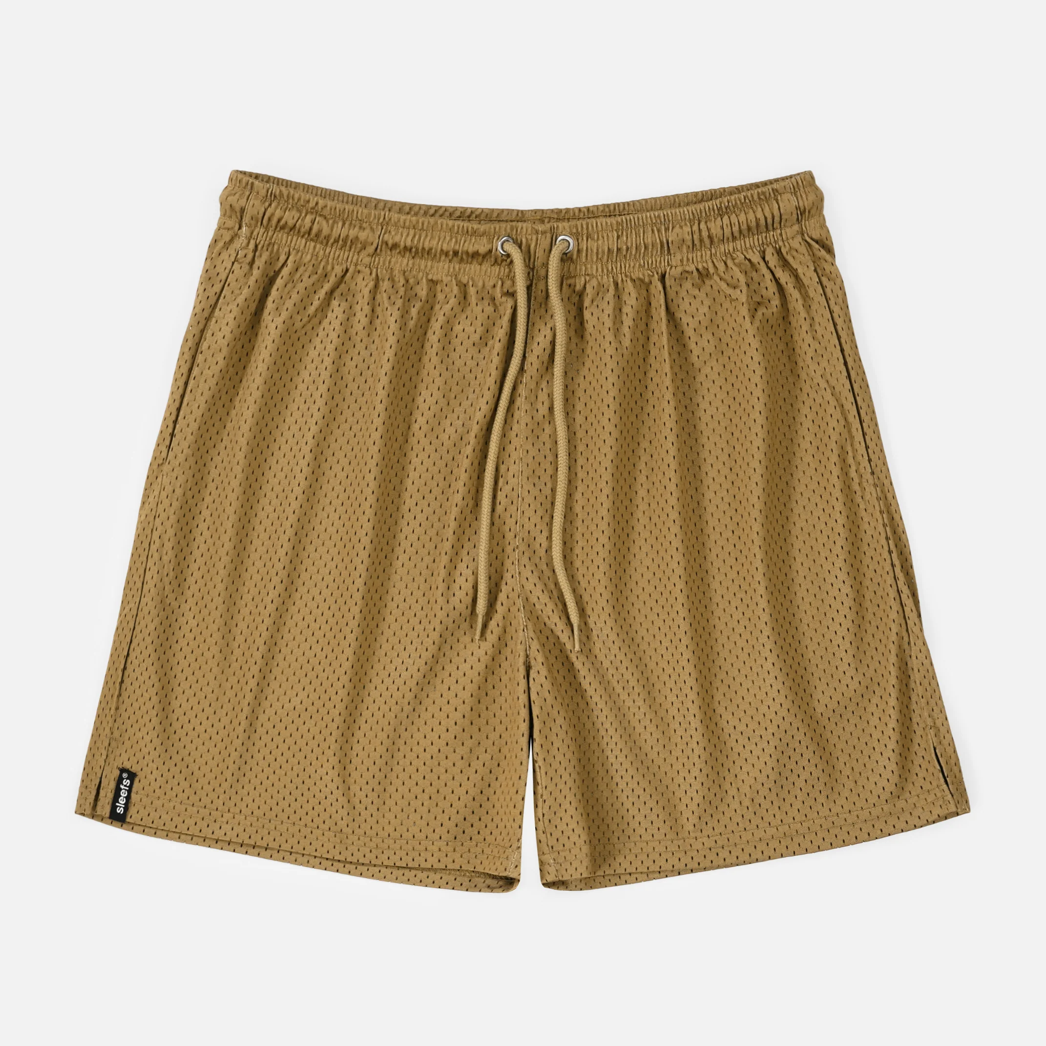 Tan Brown Shorts - 7"