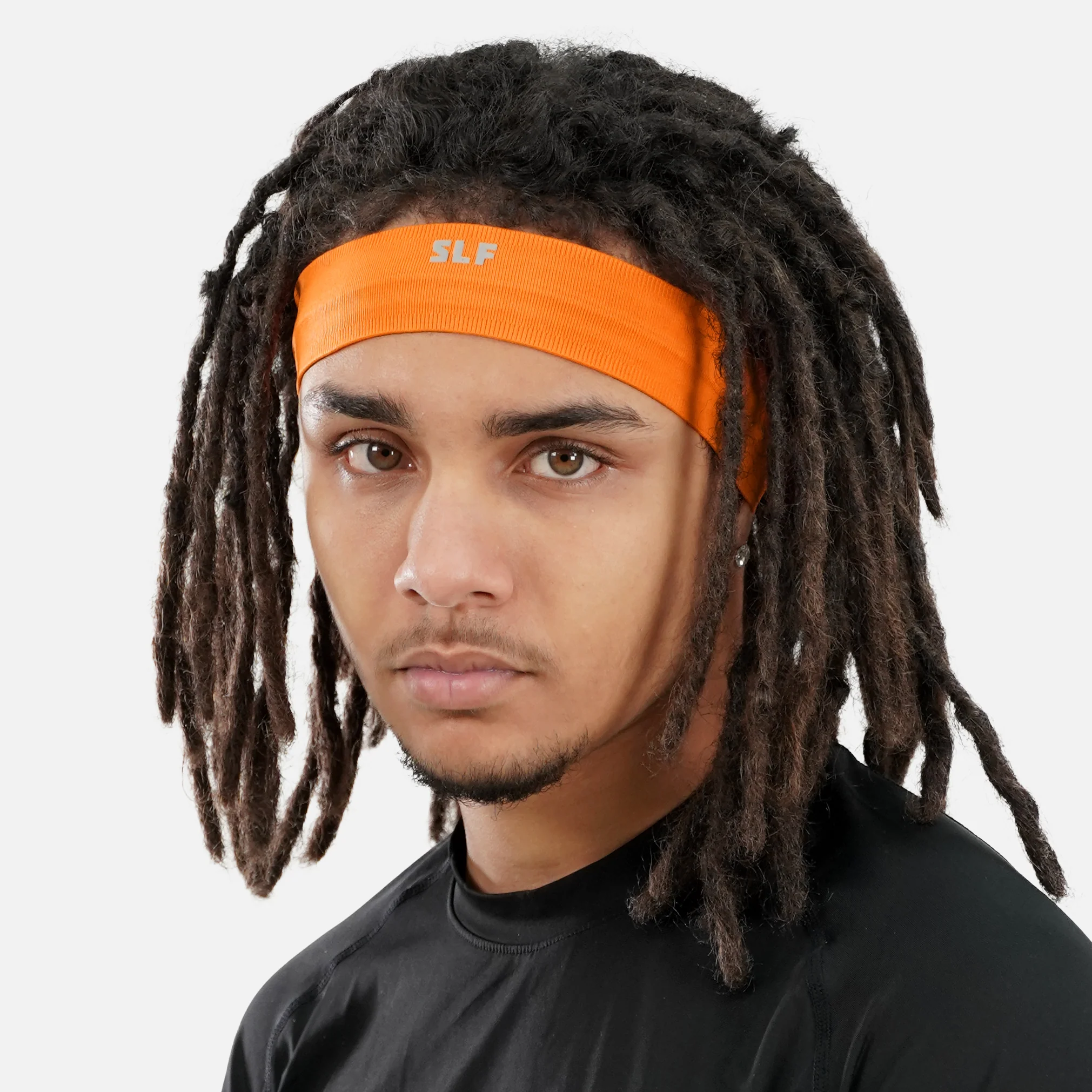 Tangerine Non-Slip Elastic Headband - Image 3