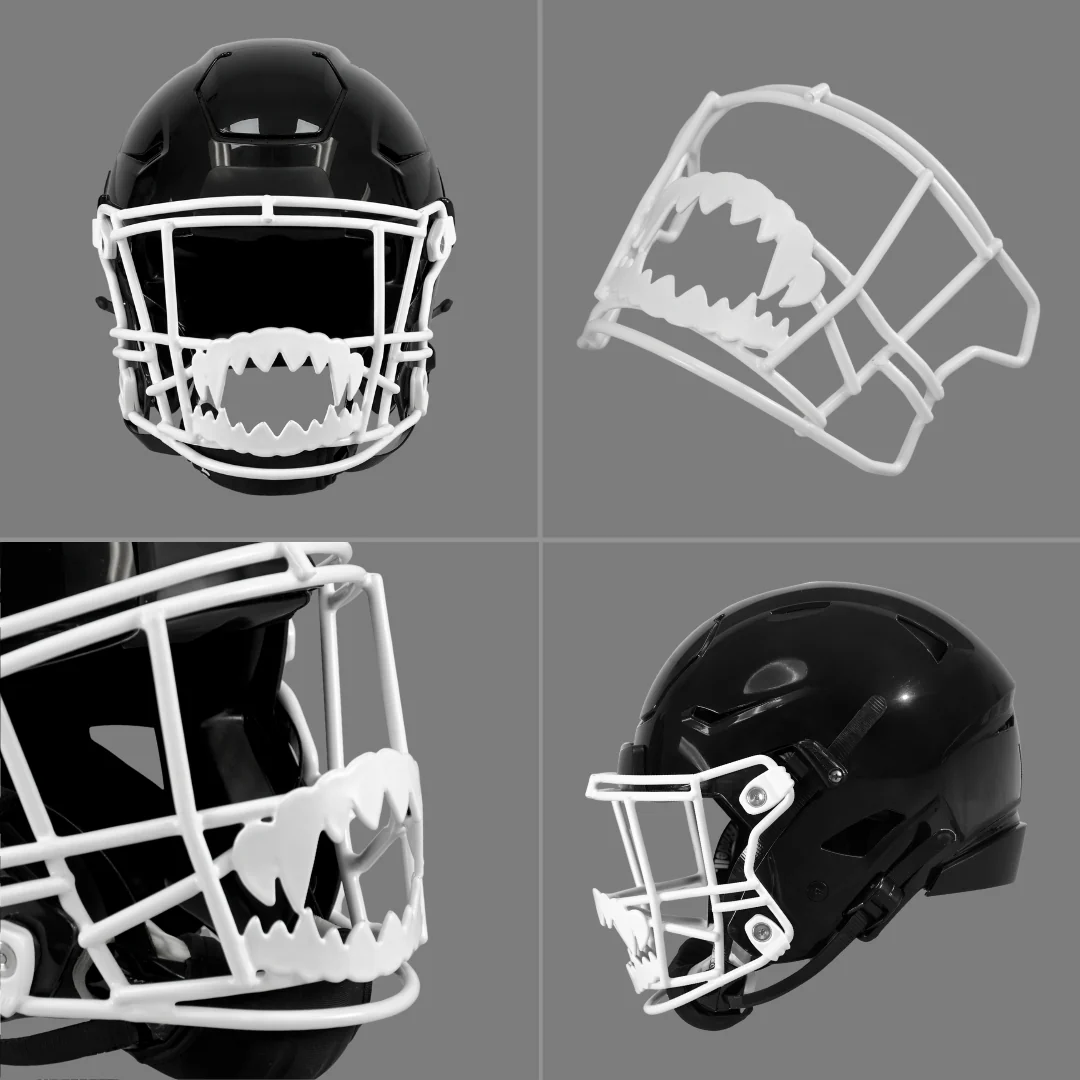 Teeth Football Facemask for Riddell SpeedFlex - Image 3