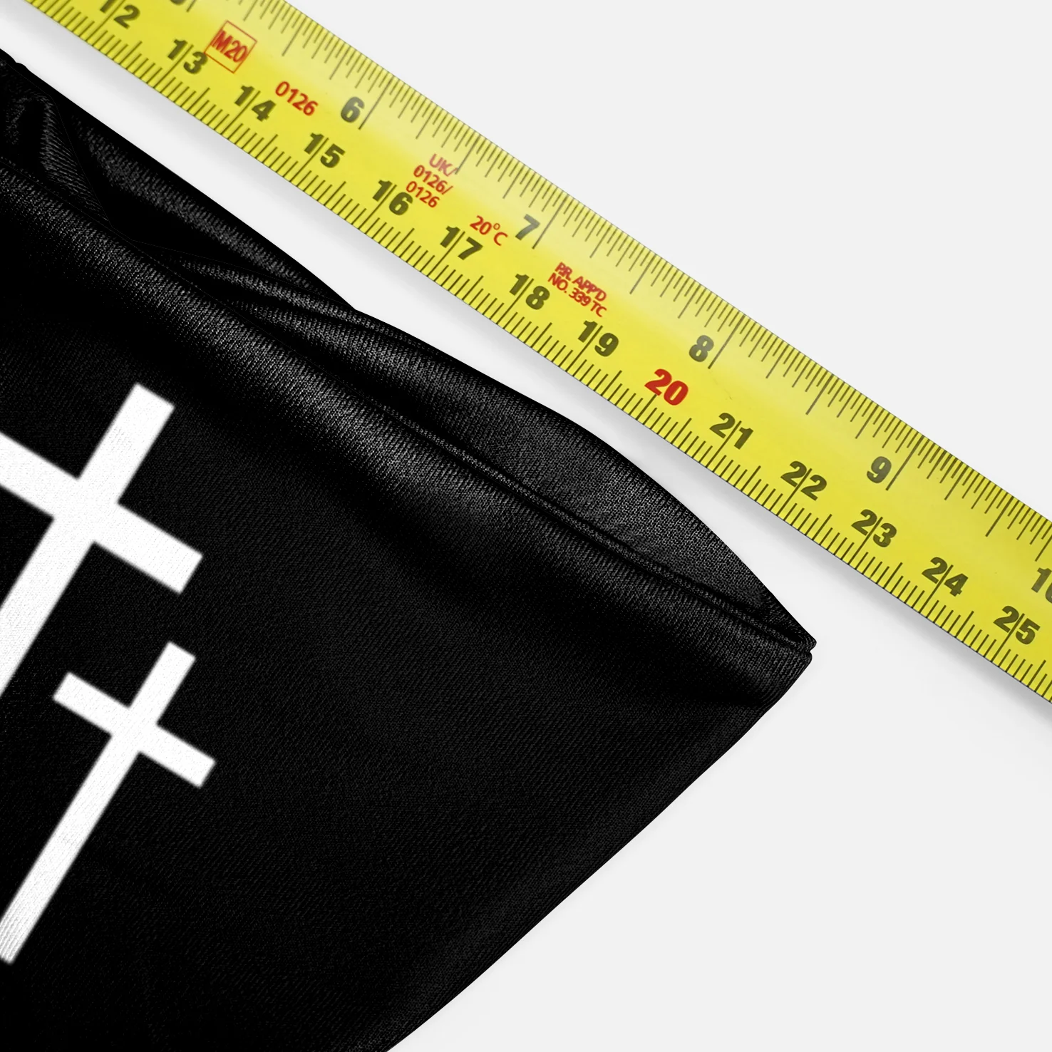 Three Crosses Black Headband - Image 5