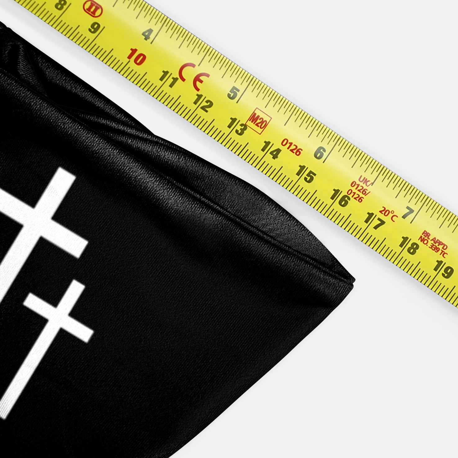 Three Crosses Black Kids Headband - Image 3