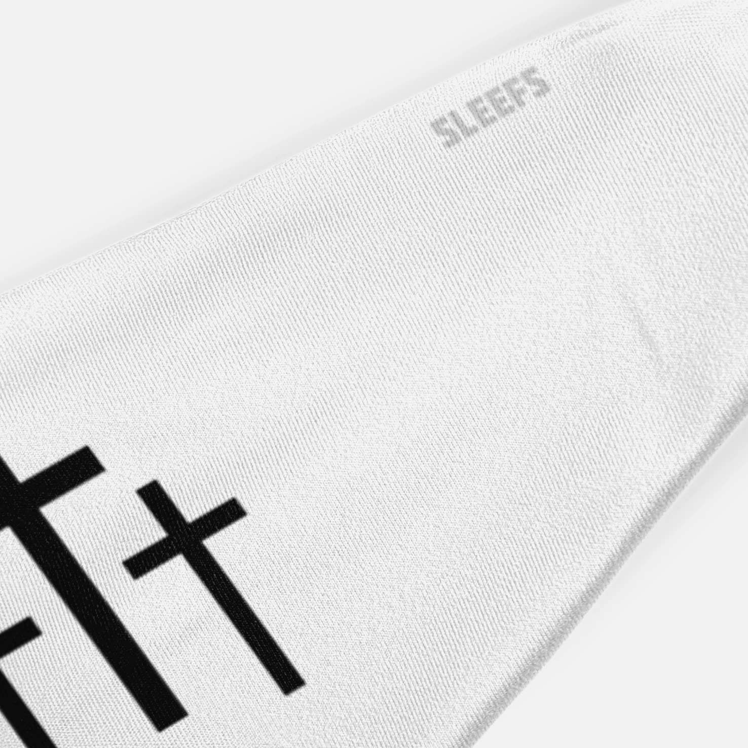 Three Crosses White Kids Headband - Image 5