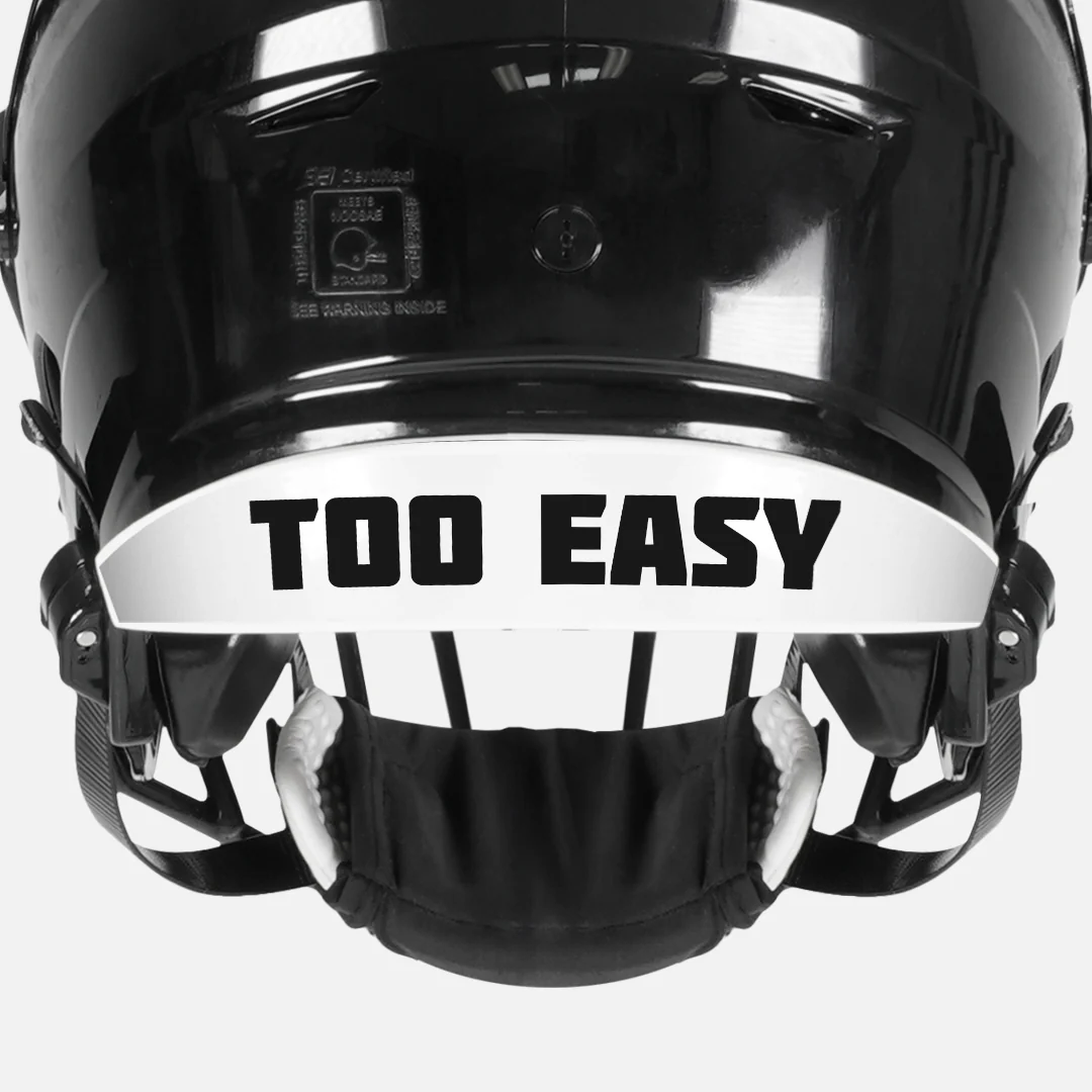 Too easy Riddell Speedflex Front and Back Bumper Sticker Kit
