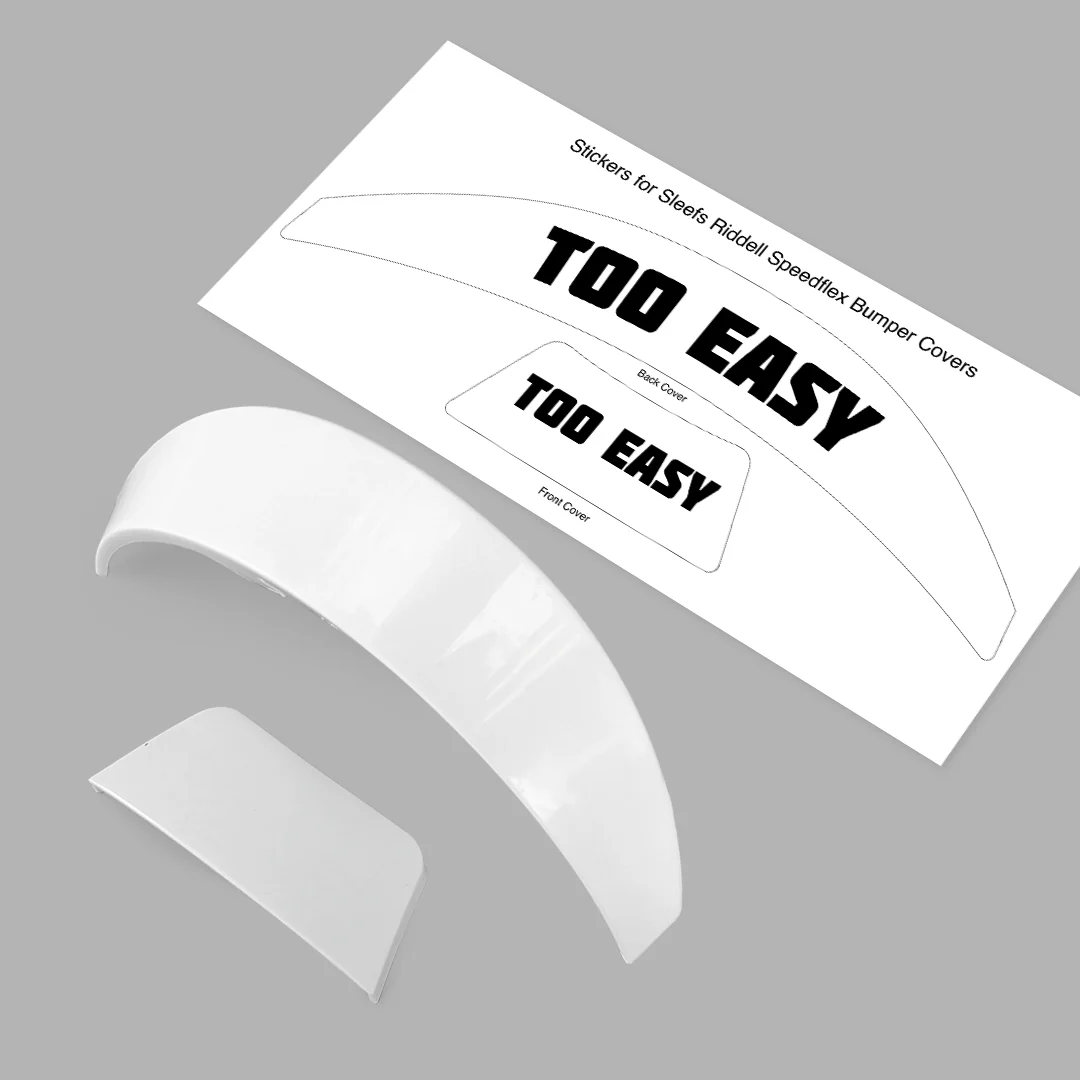 Too easy Riddell Speedflex Front and Back Bumper Sticker Kit - Image 3