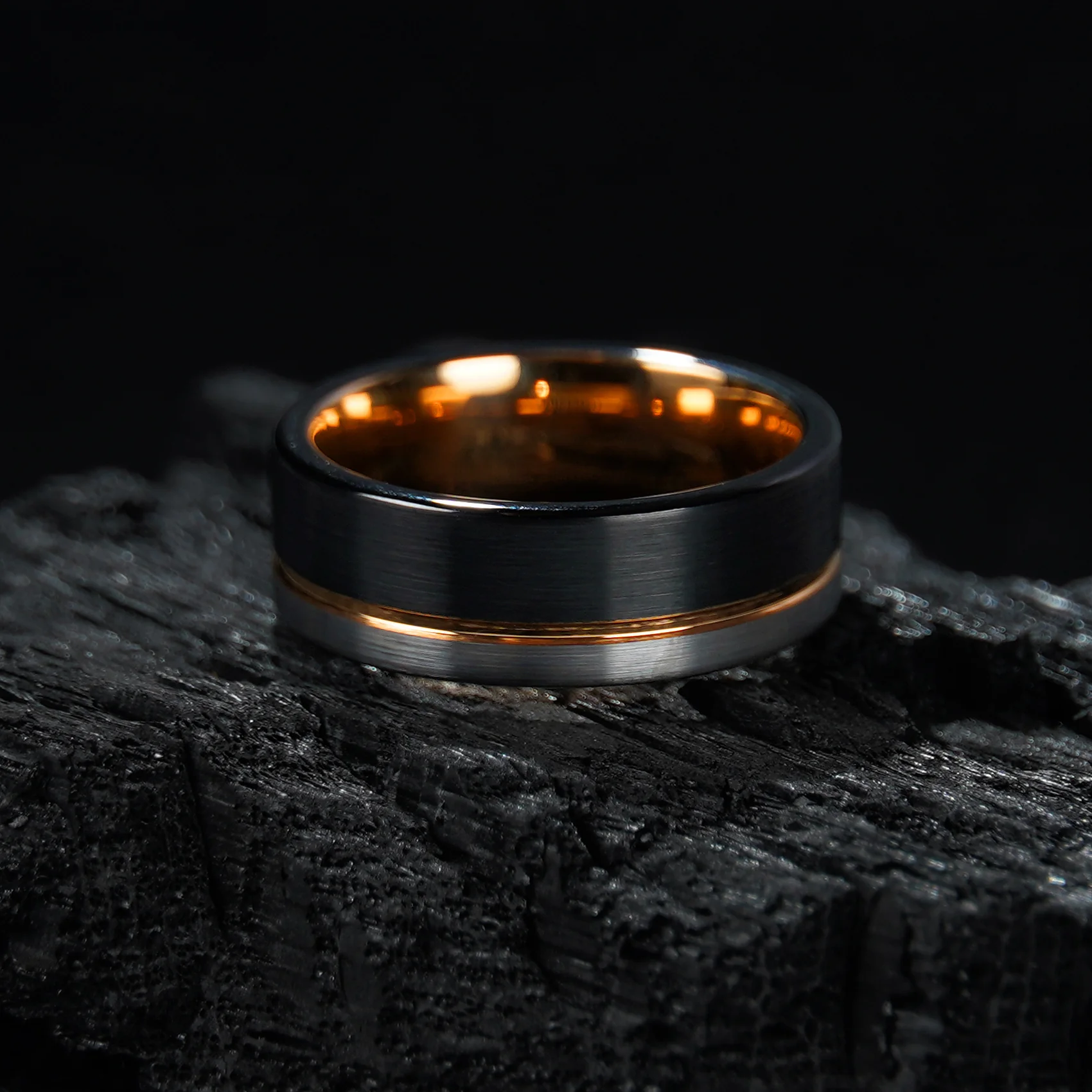 Tungsten 3 Elements Ring - Image 3