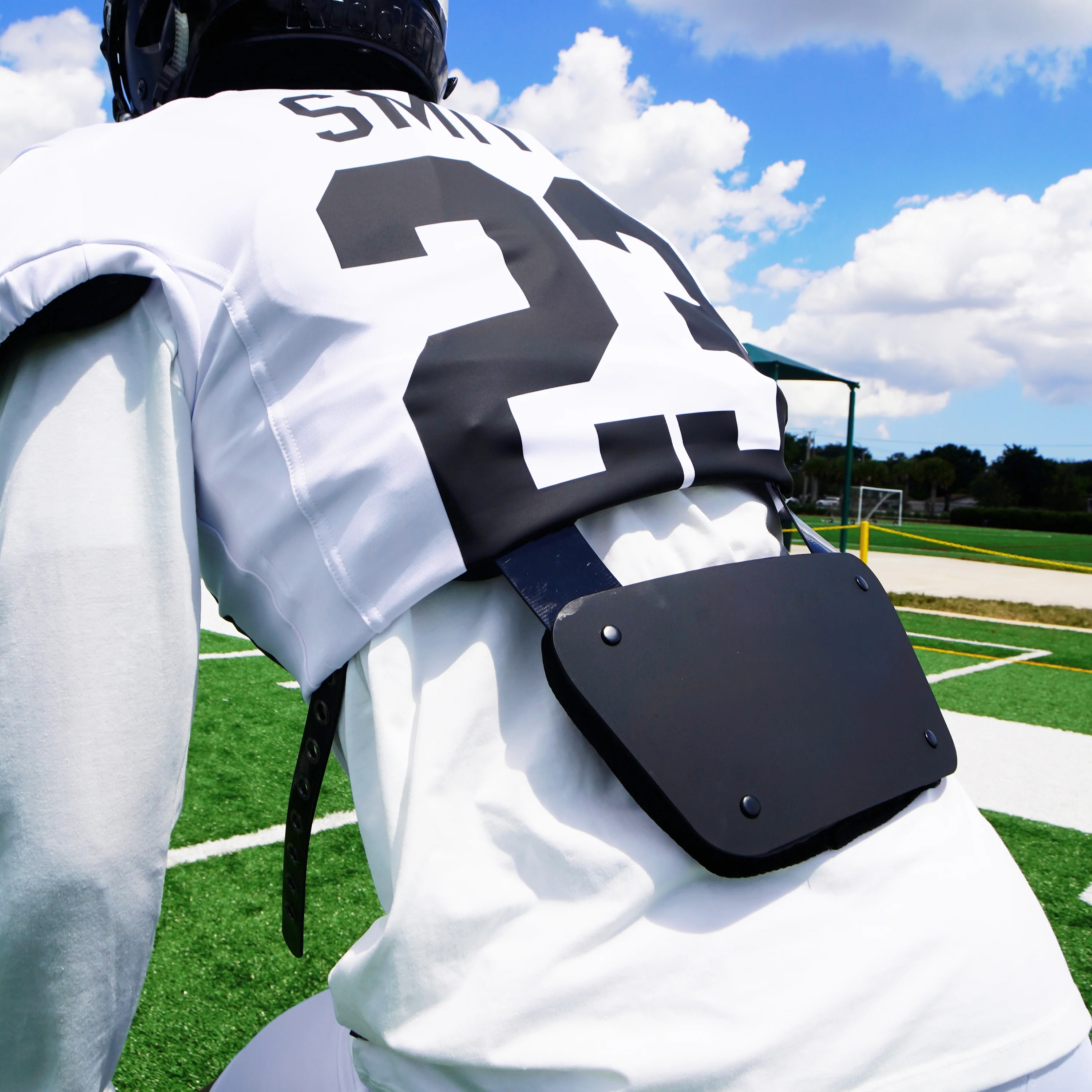 Black Unbranded SLF Football Back Plate - Image 4