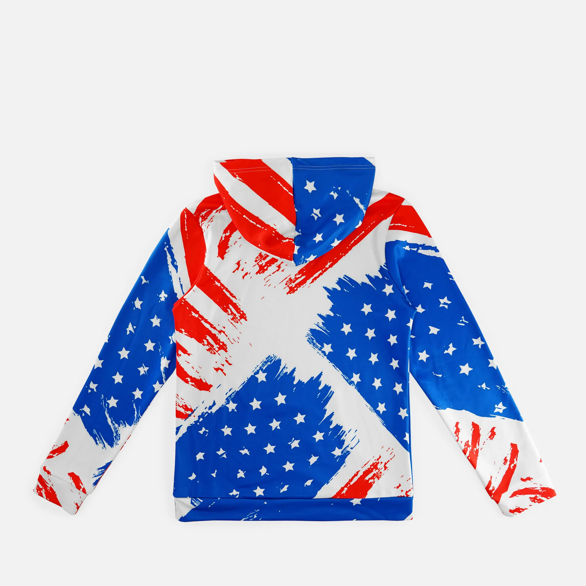 USA Brushed Flag Hoodie - Big - Image 2