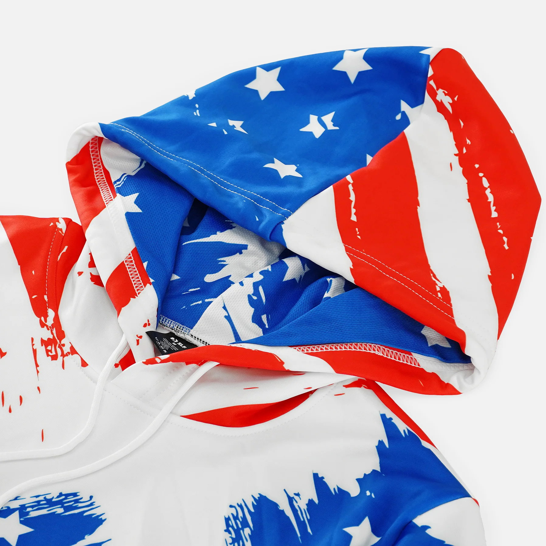 USA Brushed Flag Hoodie - Big - Image 3