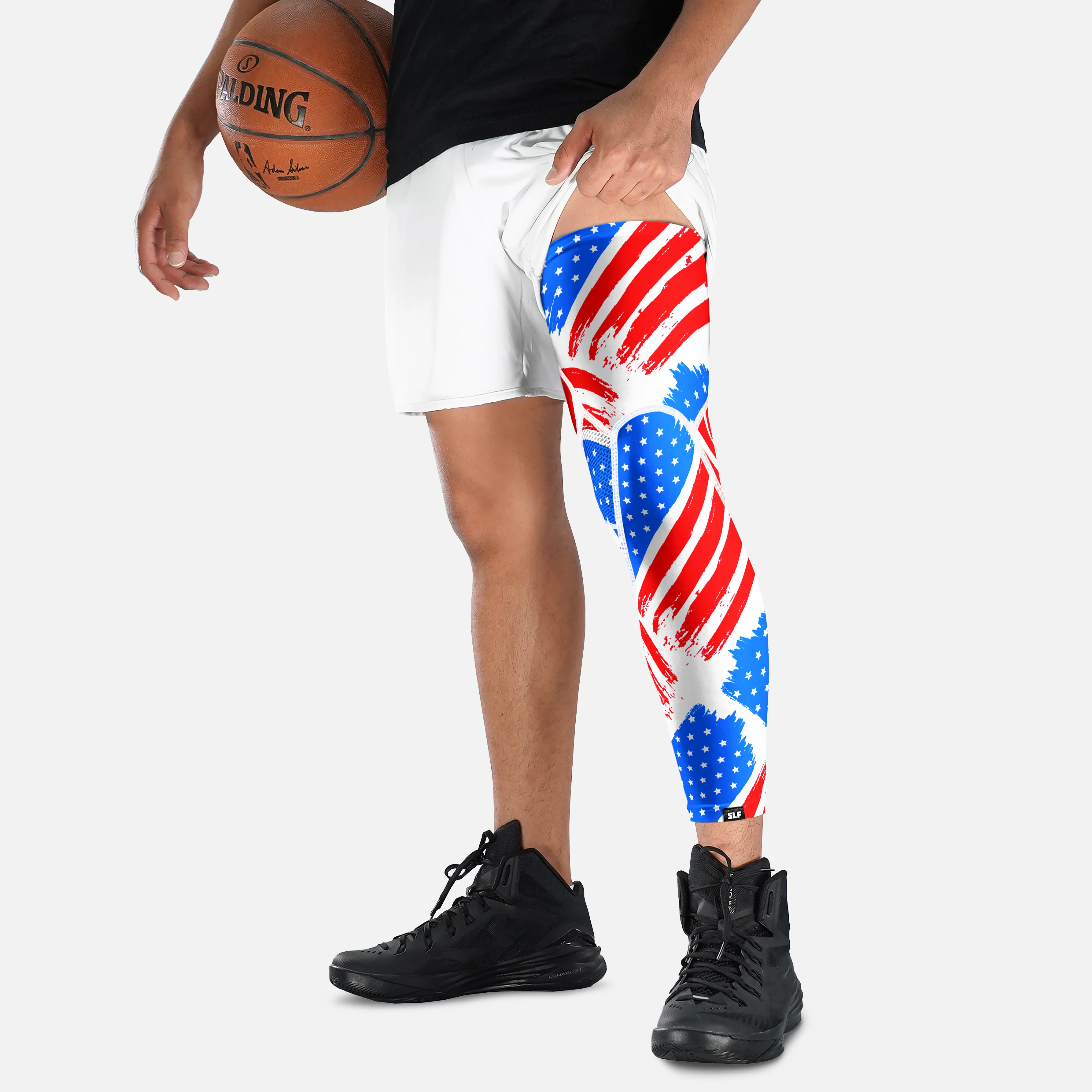USA Brushed Flag Pro Leg Sleeve - Image 4