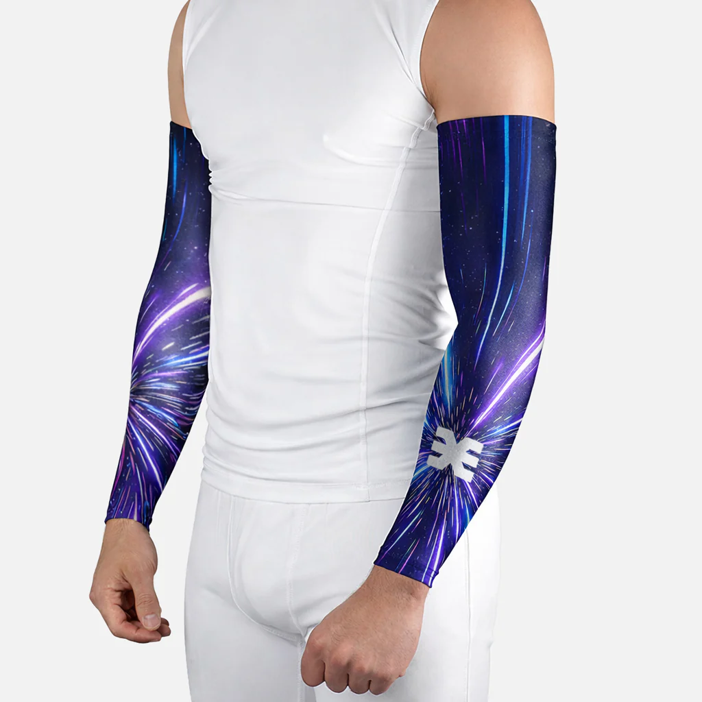 Velocity Purple Running Sleeves - Pair - Image 2