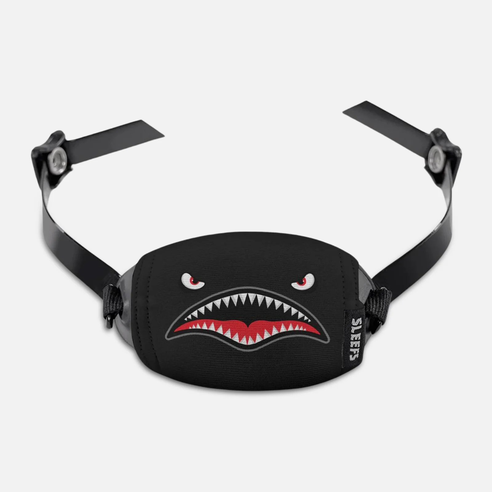 War Shark Blackout Chin Strap Cover - Image 3