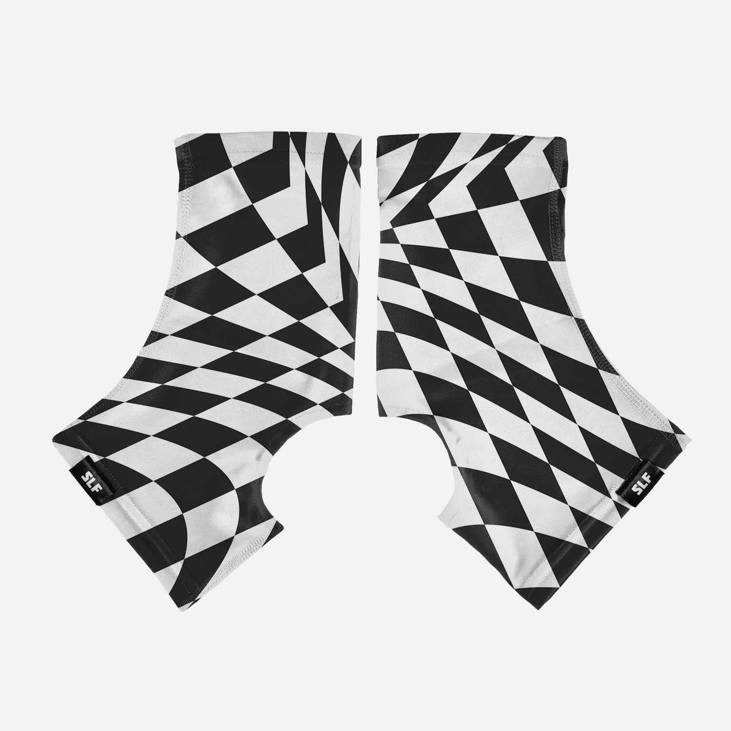 Warped Checkered Spats / Cleat Covers - Image 3