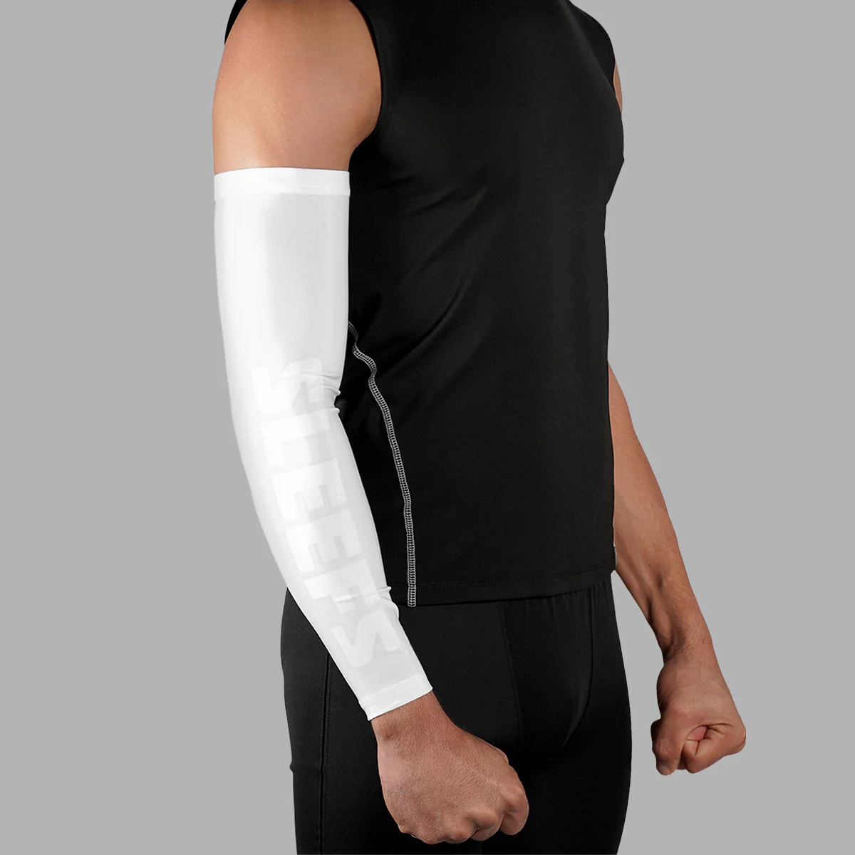 White Arm Sleeve SLEEFS Logo - Image 2