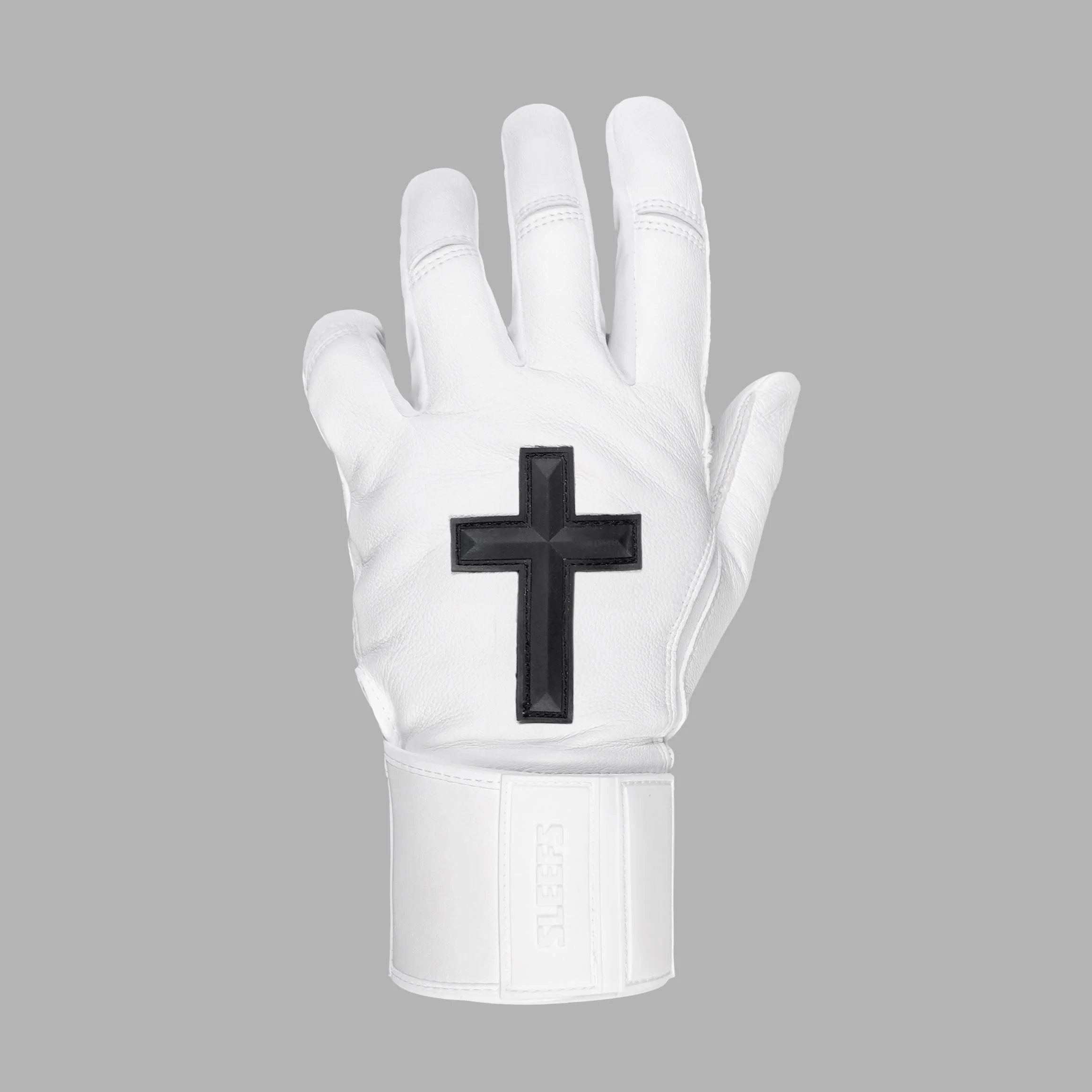 White + Black Faith Cross Baseball Batting Gloves Bundle - Image 10