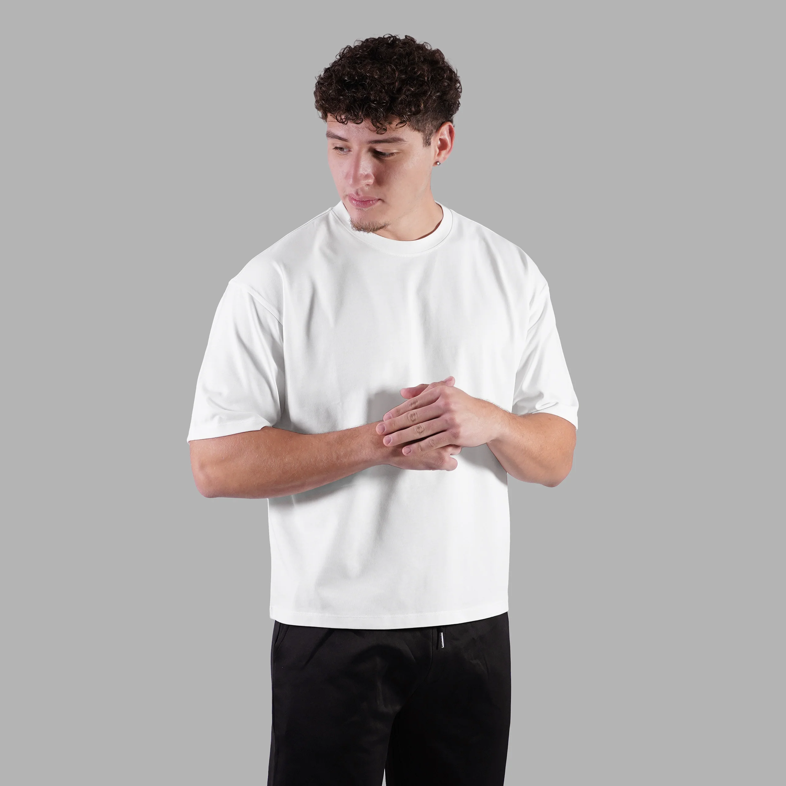 White + Black Oversize Shirts Bundle - Image 8
