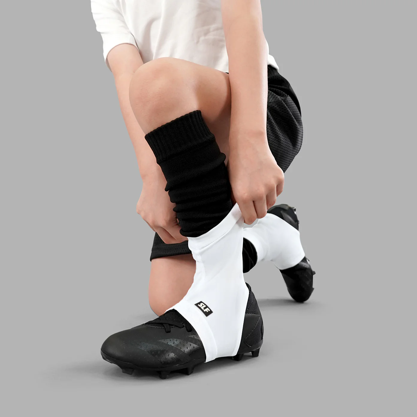 White Kids Spats / Cleat Covers - Image 4