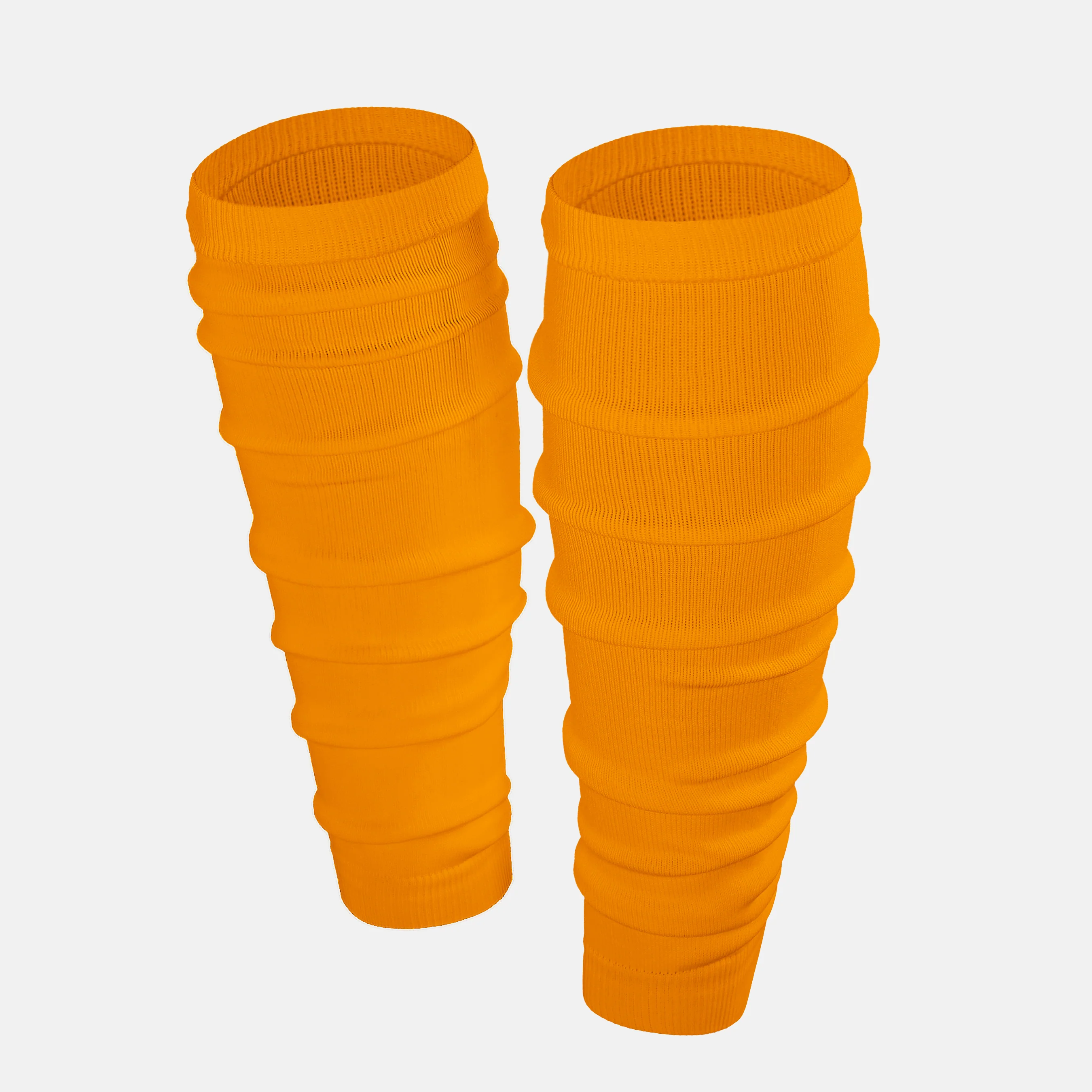 Bright Yellow Gold Scrunchie Leg Sleeves - Image 3